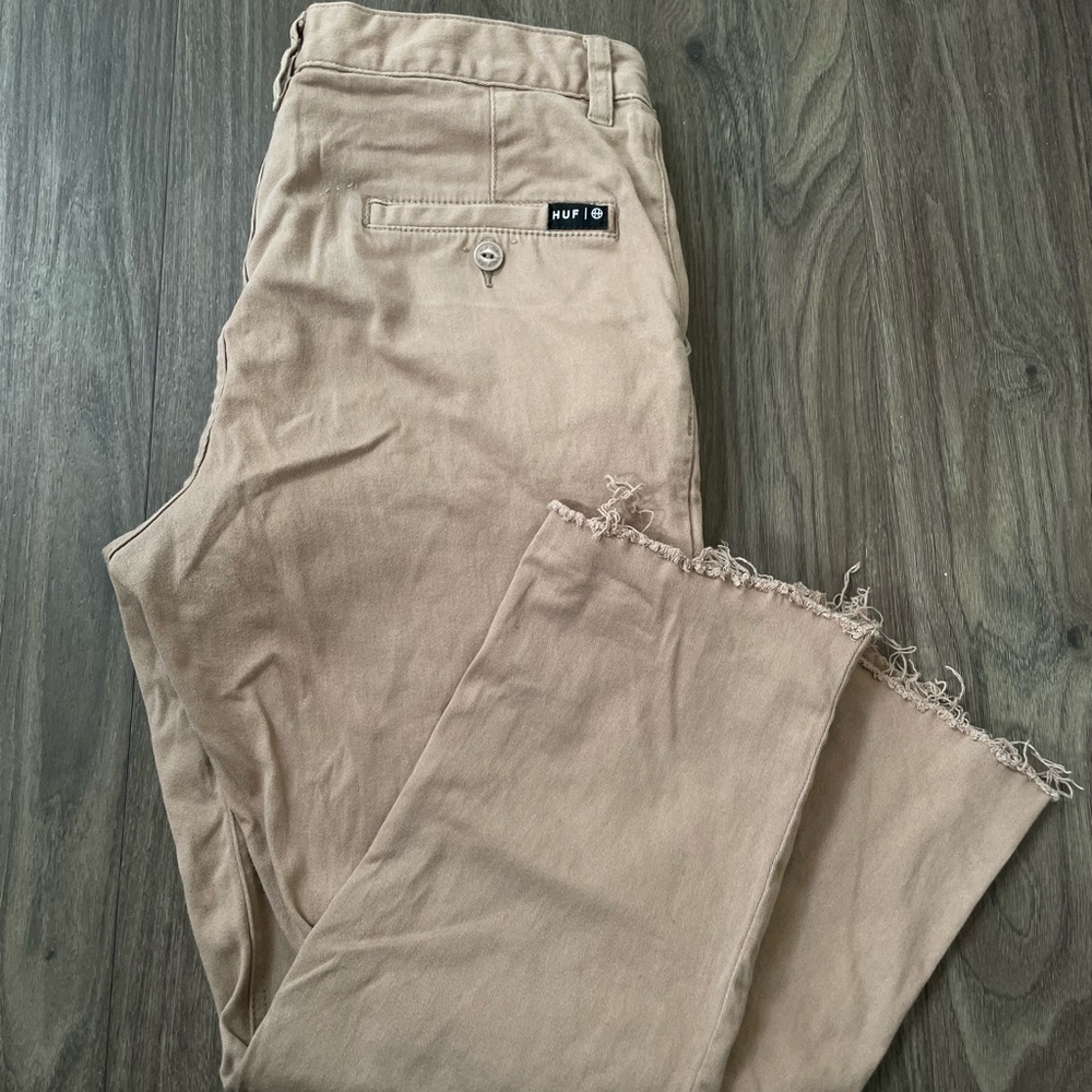 HUF tan brown skate pants